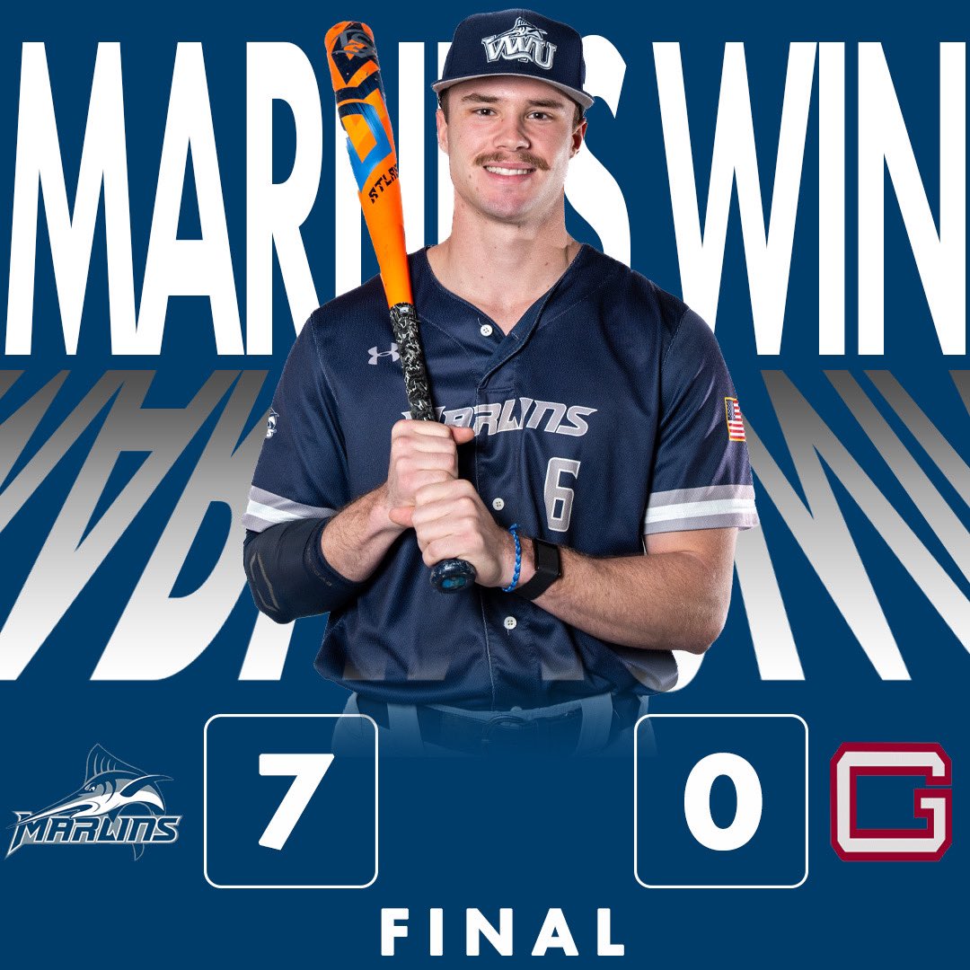 Marlins Sweep Guilford! Improve to 9-5 on the year! #MarlinsWin // #Baseball // #Sweep