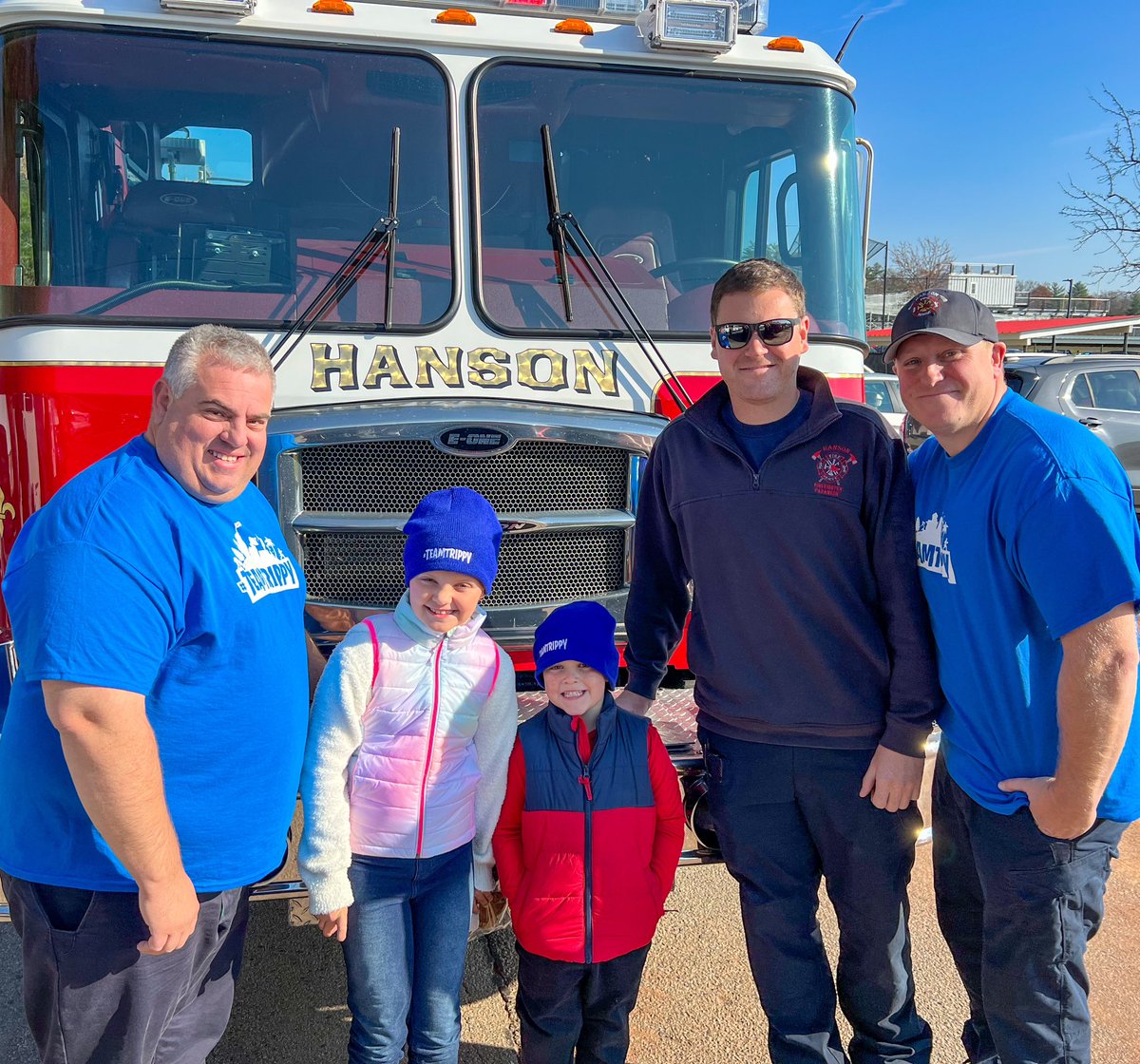 The entire team at Hanson Fire is sending their love and best wishes to Tripp. We are #TeamTrippy