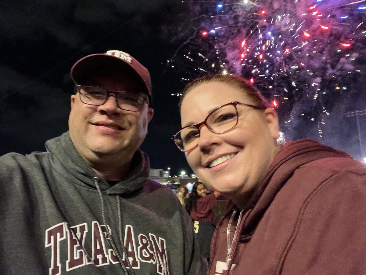 New home in Texas in the morning. Followed by the Aggies BTHO South Carolina and topped off in style with a fireworks show. Today was a good day!!