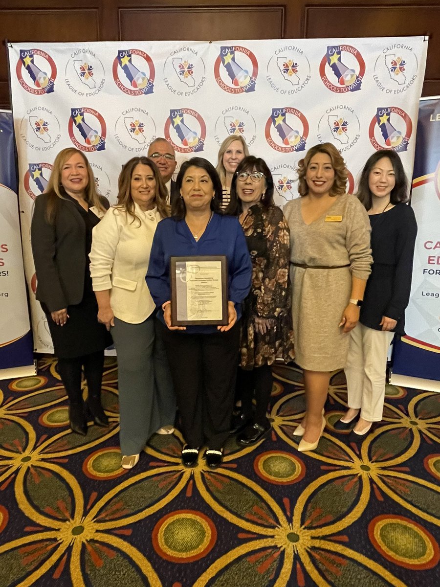 Congratulations to our four 2024 Schools to Watch awards for Cedarlane, Fairgrove, Mesa Robles, and Valinda by the California Middle Grades Alliance in partnership with California Department of Education! These schools have exhibited a strong commitment to student achievement by