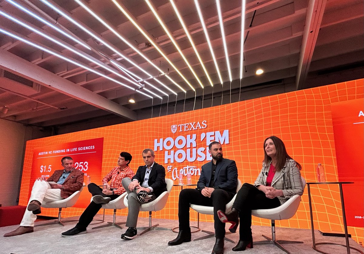 A great time today at #UTatSXSW discussing how the investment &amp; startup communities are targeting the next big wave of innovation — life sciences. Can't wait for tomorrow's panel about how AI will transform health care workers into tech workers: schedule.sxsw.com/2024/events/PP…
