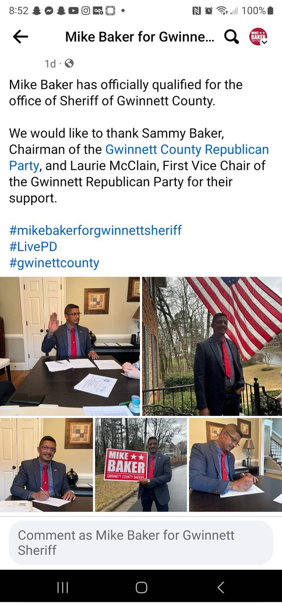 Just a few days ago, I crossed another bridge on my journey to the Gwinnett Sheriff's Office. Qualified foe the primary in May. Thank you for your continued support. Still al long way to go, but I'm excited and energized. #Sheriff #GCSO #deputy mikebakerforsheriff2024.com #OPLive