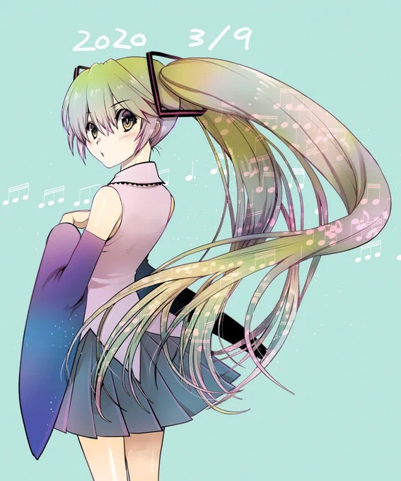 ミクの日ー過去絵〜 #ミクの日 