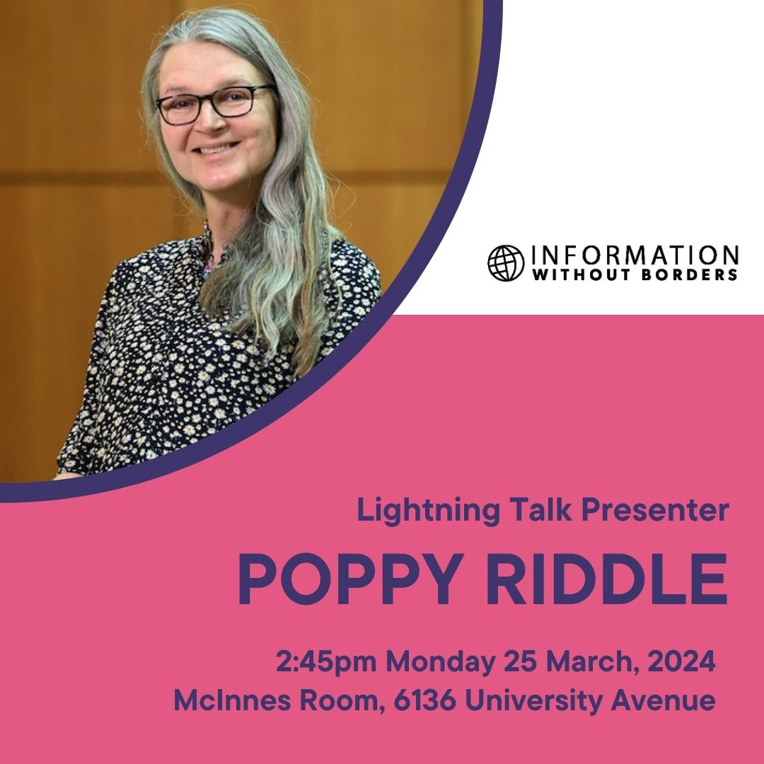 iwbconference's tweet photo. Introducing our next Lightening Talk presenter, Poppy Riddle, a researcher and Phd student at Dalhousie University. https://t.co/1gz3CeOr9U