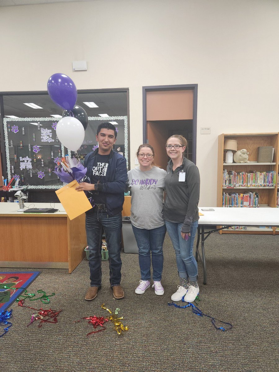 Congratulations to our Paraprofessional of the Year- Mr. Cervantes. He always gives 100 percent to the students and staff!!!!