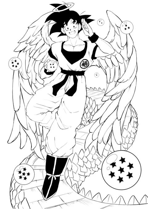 Tribute to Akira Toriyama. If not for Dragon Ball I wouldn't be here doing art and be a part of the anime and manga culture. I've been a huge fan of Db for the past 20 years. Say hi to King Kai from us once you are done with the snake way!~

#ThankYouAkiraToriyama #DragonBallZ 