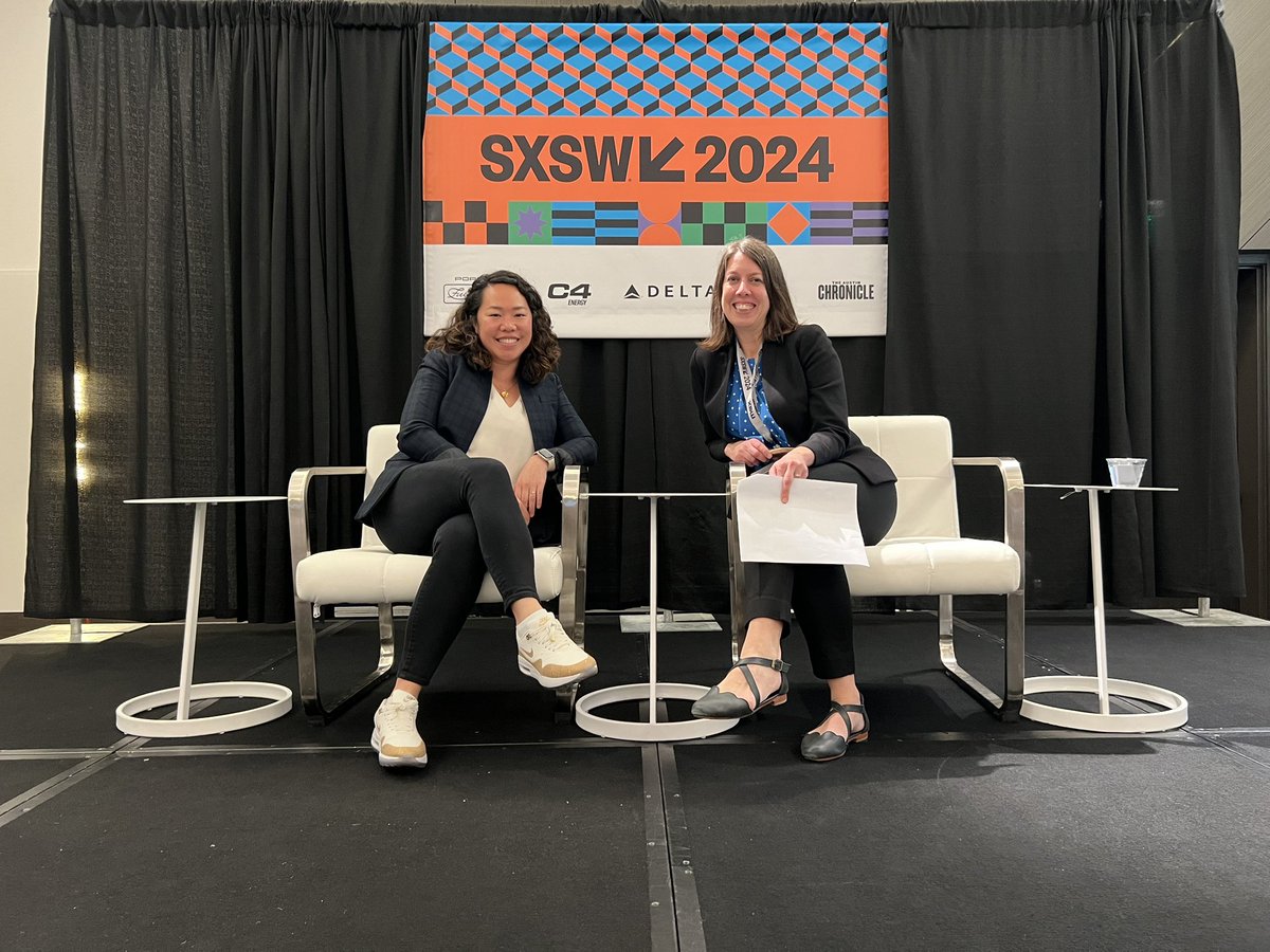 Had a blast with @lisamjarvis discussing how CRISPR is fueling a health revolution at #SXSW2024! Fun way to celebrate #InternationalWomensDay!