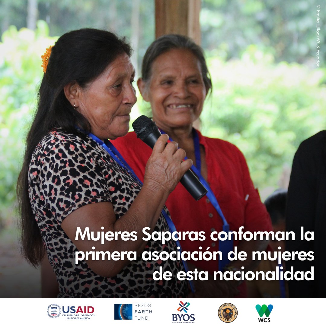 #DíaInternacionaldelaMujer ♀️ | Las #MujeresSaparas persiguen un sueño y en @WCSEcuador estamos felices por sumar esfuerzos para hacerlo realidad. 
🖐️#JuntosPorLaVidaSilvestre 💚💙  #InvertirEnMujeres