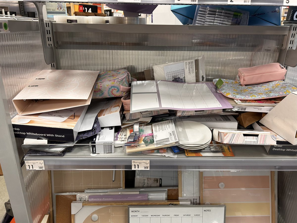 RogerGray1961's tweet photo. I have never seen a more disgusting and uncared for store than @Kmart_Australia store in Macquarie Centre today. Staff walked past stock on the ground as if they don’t care. Obviously no one is tidying up during the day #Disgraceful https://t.co/JKtlqR8HL1
