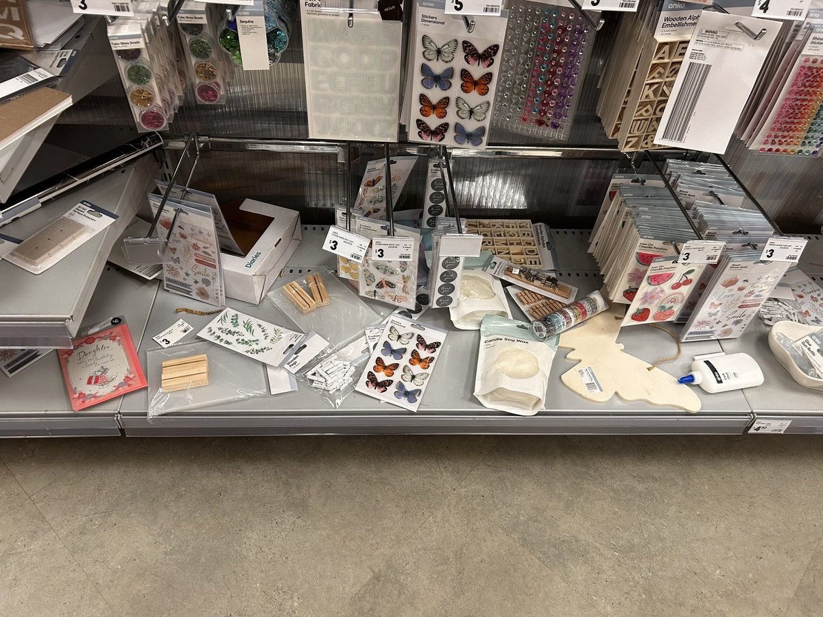 RogerGray1961's tweet photo. I have never seen a more disgusting and uncared for store than @Kmart_Australia store in Macquarie Centre today. Staff walked past stock on the ground as if they don’t care. Obviously no one is tidying up during the day #Disgraceful https://t.co/JKtlqR8HL1