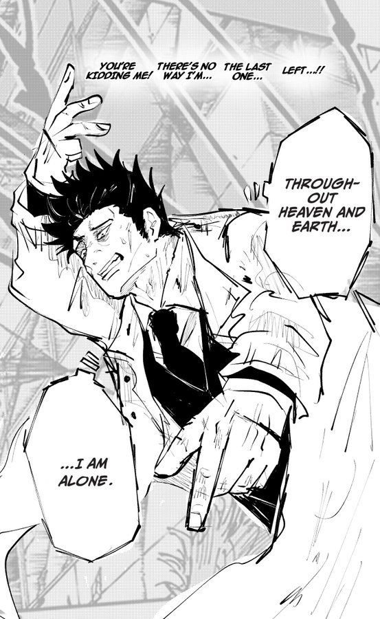 Timprince_'s tweet image. #jjk253 #kusakabe #jjk

another quick trace/ edit of a beloved panel