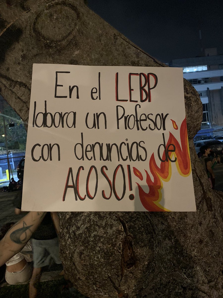 Que se sepa y les de vergüenza que el LEBP tapa acosadores y abusadores. ✊🏼💜