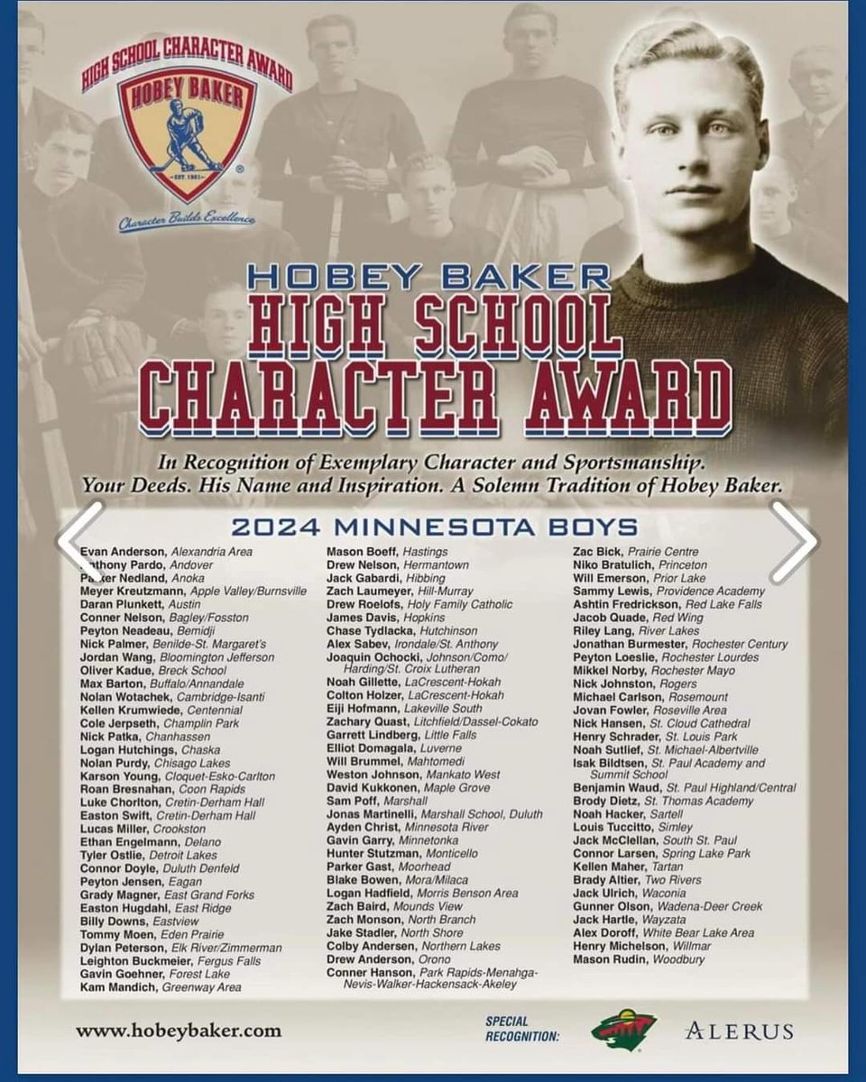 Congratulations to our very own Mason Boeff for receiving the Hoby Baker High School Character Award! Well deserved, Congrats Mason! Go Raiders!