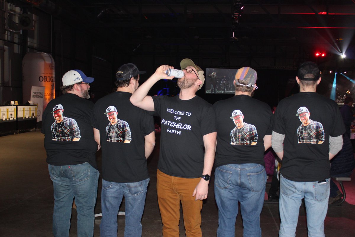 thepatchcanada's tweet photo. The @original16beer Patch is the perfect spot for a bachelor party.. if you see the bachelor, be sure to buy him a drink! 🍻 https://t.co/W9s4ZPQ9go