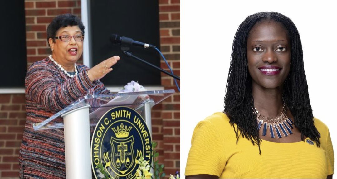 On #IWD we honor the amazing women supporting our program - coaches' wives, team moms, & staff including: Dr. Dorothy Yancy '58: The 1st woman president in JCSU history Dr. Valerie Kinloch '96: Our current trailblazing 15th president Thank you ALL for your leadership & impact!