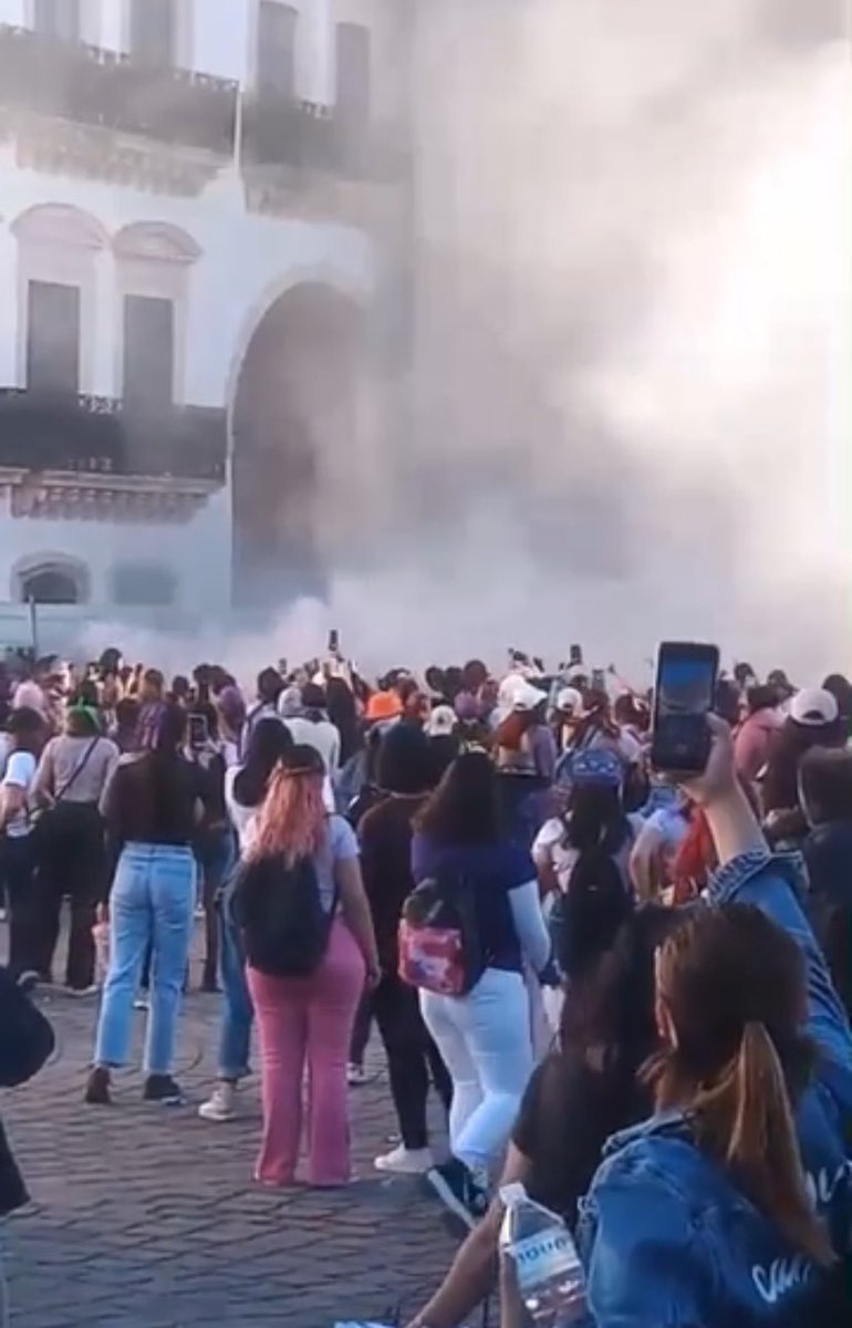 RedDefensorasMx's tweet photo. 🚨 Alerta  Nacional Urgente. 
Ante los reprobables hechos de  uso excesivo de la fuerza, encapsulamientos, utilización de gases en los estados de #Aguascalientes, #EstadodeMéxico, #Chihuahua, #Puebla y la detención arbitraria de al menos periodistas en el estado #Zacatecas. 🧵👇🏽 https://t.co/lCVxj5jjk3
