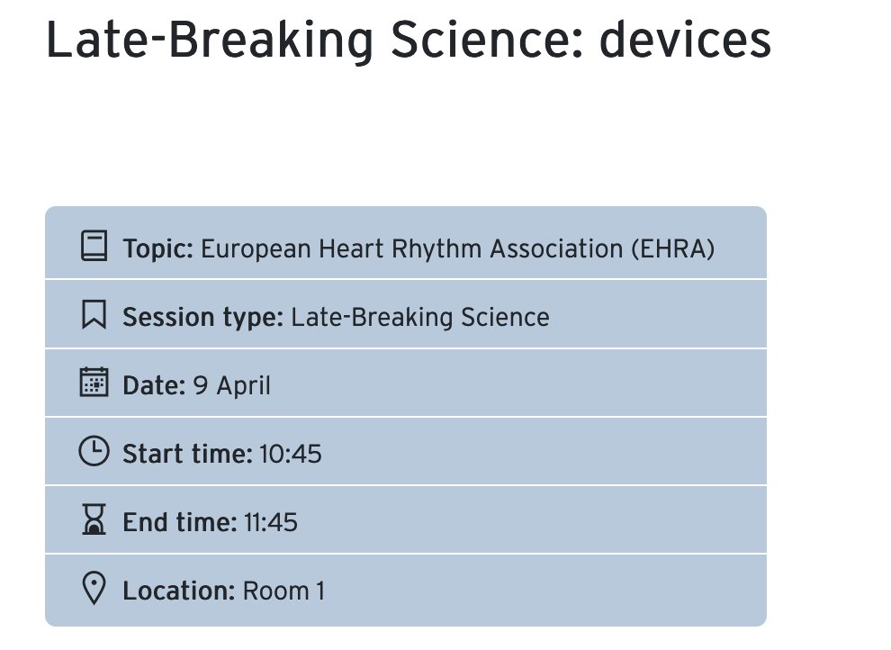 I am excited to present the 1st sub study from the @Artesia_RCT at #EHRA2024 on Apr 9 in Berlin: Risk of stroke or systemic embolism according to baseline frequency and duration of subclinical #atrialfibrillation. What might SCAF pattern mean for clinical decision making?
