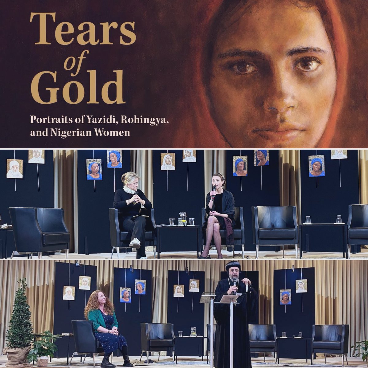 BishopAngaelos's tweet photo. On #InternationalWomensDay, pleased to attend this evening’s London book launch for @HannahRThomas_’s wonderful #TearsOfGold; a book by a gifted woman depicting powerful and inspiring women who are survivors of unspeakable atrocities.
Honoured to make a short address:
“These are women with names and faces that will now never be forgotten, and voices that will now never be unheard…and for this reason, our voices must resonate beyond these four walls, in honour of their witness and bravery”
Let this be an opportunity for us to be reminded to always pray for all those women still suffering unspeakable violations today in whichever part of the world they are.
@Refcemi @Tearfund
@OpenDoorsUK @PloughBooks