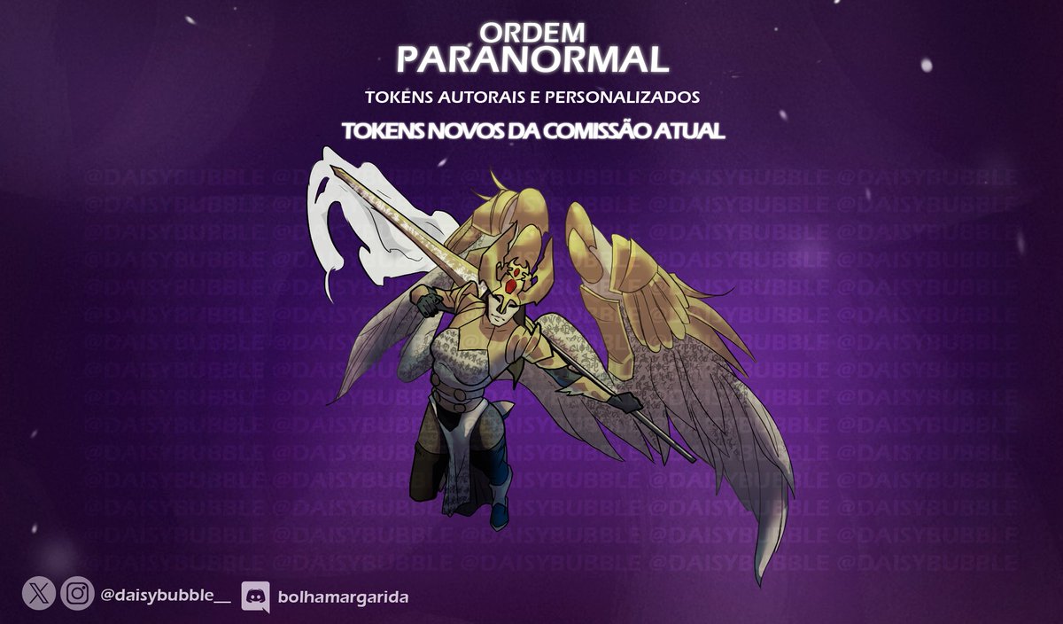 bybaena_art's tweet photo. TOKENS DA COMISSÃO ATUAL!! A fila está fechada POR ENQUANTO. Se quiser pedir, fique pronto para quando a fila zerar!!
#OrdemParanormal #tokenrpg #digitalart #comission #freelance #RPG https://t.co/kRhpjzdSkL