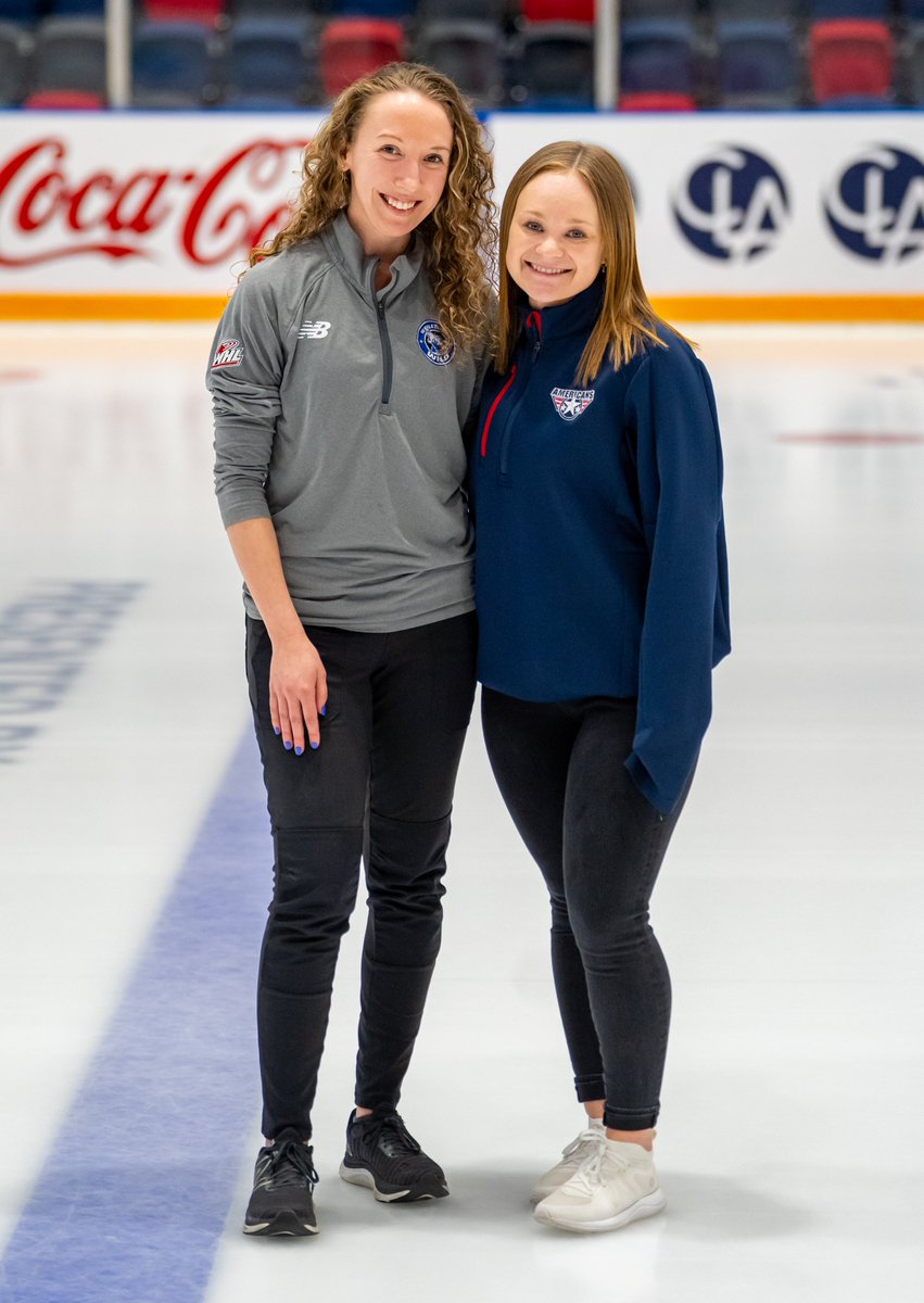 On International Women's Day, we're fortunate to have skilled women tending to our players on both benches, with Wenatchee's Karina Lahti and our very own Taylor Curry.

#InternationalWomensDay