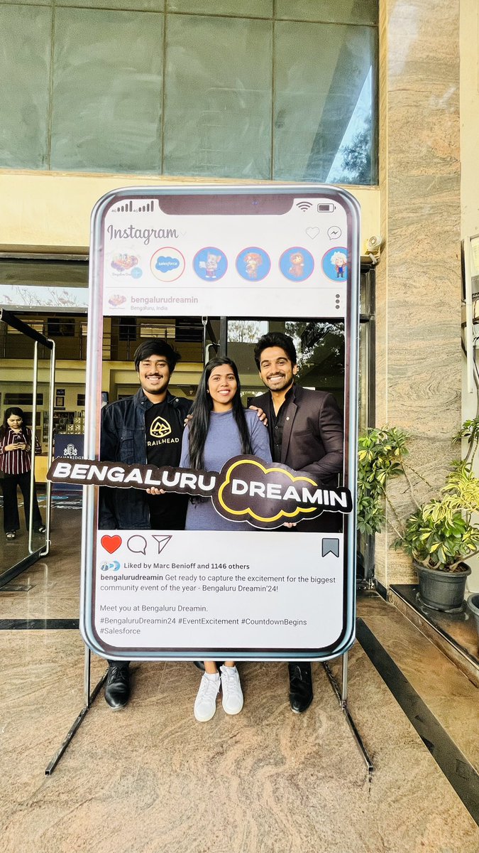 Akshay Vasu (@akshayvasu_sfdc) on Twitter photo <a href="/BnglrDreamin/">Bengaluru Dreamin'</a> Founding team <a href="/Rupalika_Sfdc/">Rupalika Sahoo</a> <a href="/Sesha__/">Thamalalla Venkata Seshagiri Rao #VCGF20</a> and me welcomes you to the Salesforce Hackathon.
#trailblazers #trailblazerCommunity #salesforce #bengaluruDreamin24 <a href="/BnglrDreamin/">Bengaluru Dreamin'</a> Founding team <a href="/Rupalika_Sfdc/">Rupalika Sahoo</a> <a href="/Sesha__/">Thamalalla Venkata Seshagiri Rao #VCGF20</a> and me welcomes you to the Salesforce Hackathon.
#trailblazers #trailblazerCommunity #salesforce #bengaluruDreamin24
