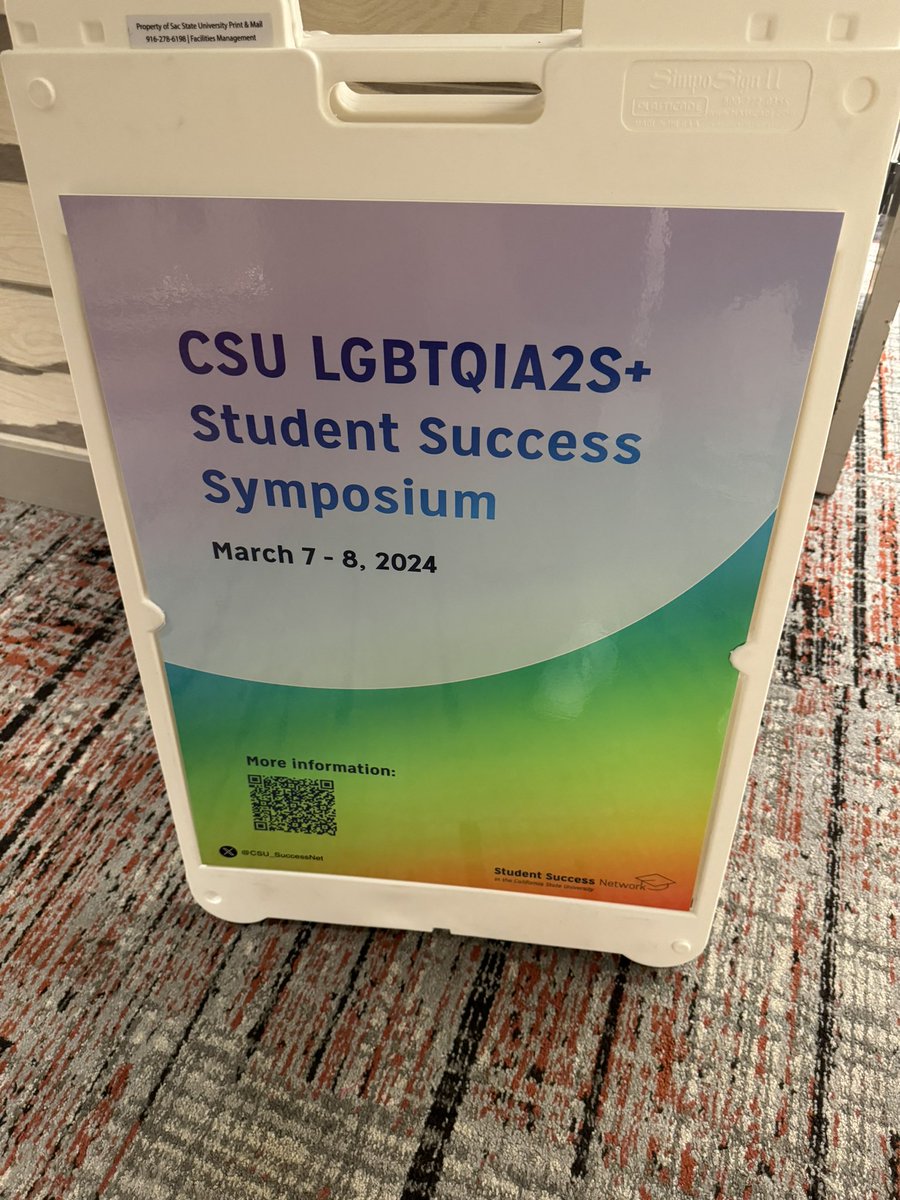 ZepedaV52's tweet photo. Thankful for the opportunity to present yesterday at the CSU LGBTQIA2S+ Symposium in Sacramento! Thank you @LMercadoLopez for the opportunity!!🏳️‍🌈 It was an amazing experience and opportunity to be surrounded by other individuals across the CSUs to network! ✊🏼 @CSU_SuccessNet https://t.co/0OWg7V0hIu