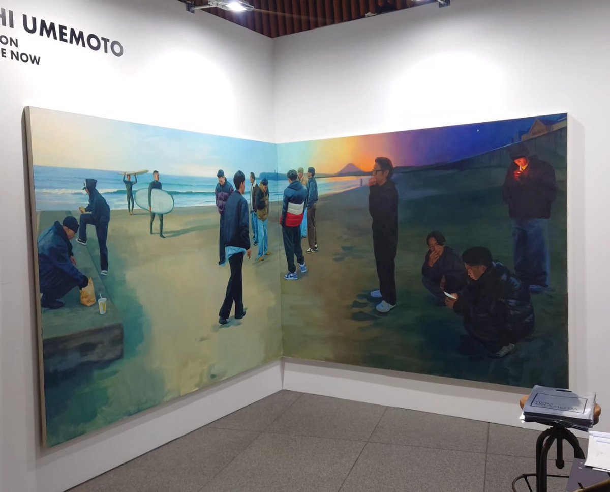 tonosan02's tweet photo. ■アートフェア東京(HIRO OKAMOTO)
■2024.3.7~3.10
■東京国際フォーラム
梅本匡志さんの作品、青春なのか雰囲気が素敵でいつも気になる。
#hirookamoto #梅本匡志 #artfairtokyo #artfairtokyo2024 #アートフェア東京 #アートフェア東京2024 https://t.co/W2BW4MAXWs