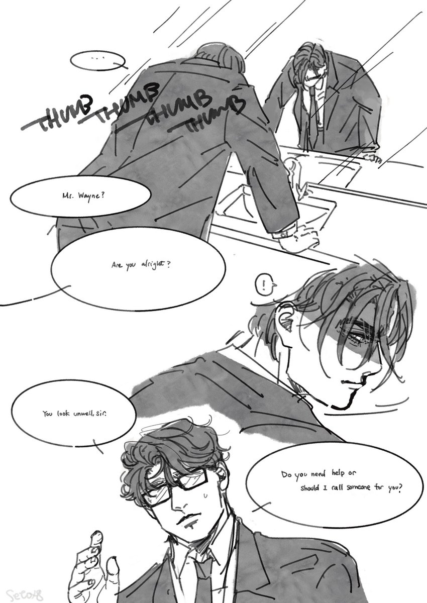 Reaching Out (Ep3) 1/2 
battinson #superbat 

Nice (?) to meet you…? 👓 