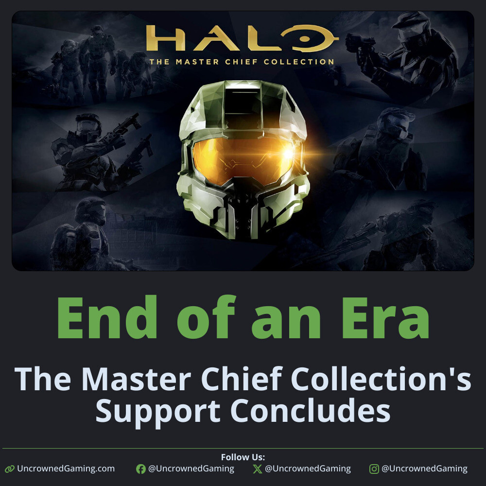 UncrownedGaming's tweet image. End of an Era: The Master Chief Collection's Support Concludes

i.mtr.cool/zmllktuafo

#HaloLegacy #MasterChiefCollection #HaloCommunity