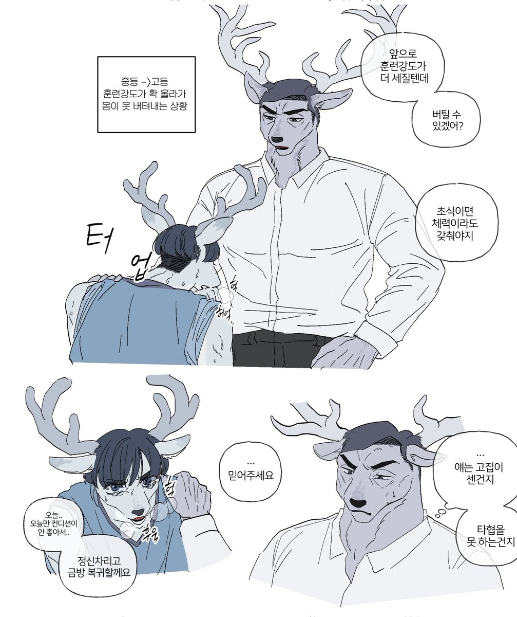 ratlove2cha's tweet image. 순록 감독 사슴 조시누