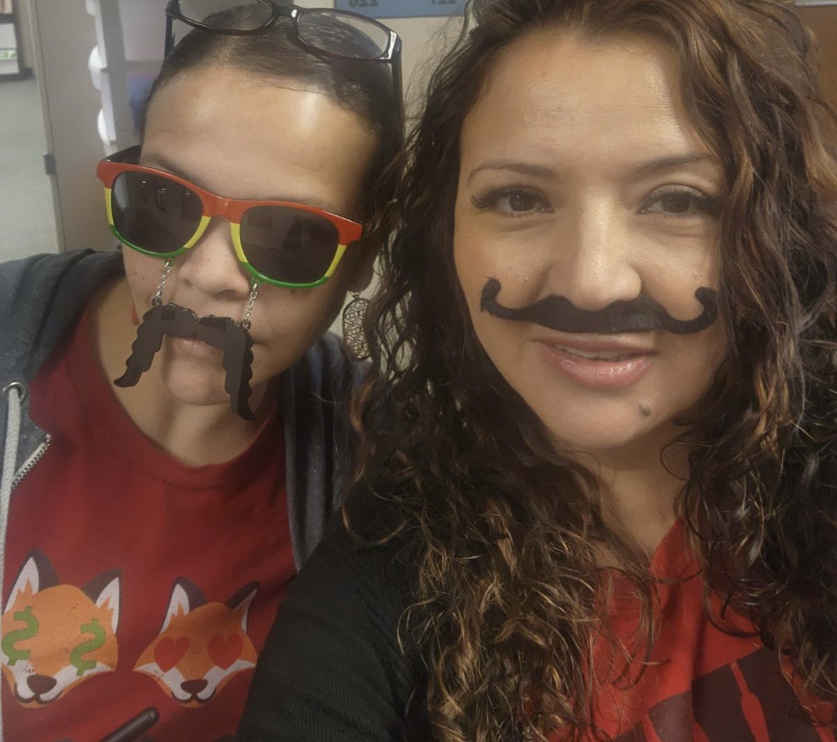 Wear a silly mustache! Celebrating Dr. Seuss birthday! <a href="/Martin_Mustangs/">Martin Elementary</a>