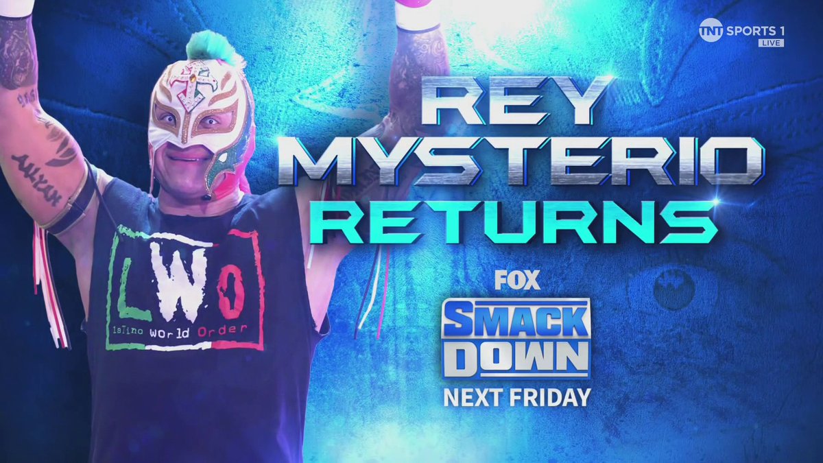 wweontnt's tweet photo. THE GOAT IS BACK NEXT WEEK! 🐐

#SmackDown | Live on TNT Sports &amp; discovery+ https://t.co/1YkNejccLy