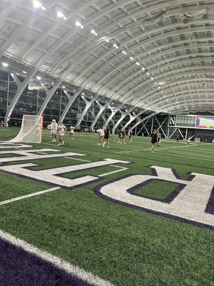 WHEELINGHSLAX's tweet photo. We had the best time at the @NULax game! Cats win 14-10! @WHSactivities https://t.co/0Q6FNEvZal