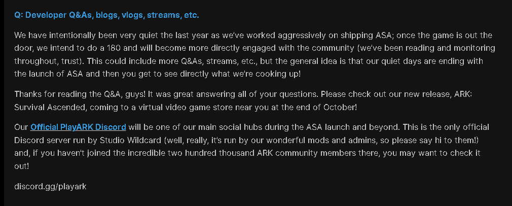 VenoUntamed's tweet photo. @survivetheark "We intend to do a 180 and will become more directly engaged with the community" This still has not happened. This is your team's words and you have failed on it. I dont get why you bothered to say this if you weren't going to act on it. https://t.co/yFVPbT9hTG