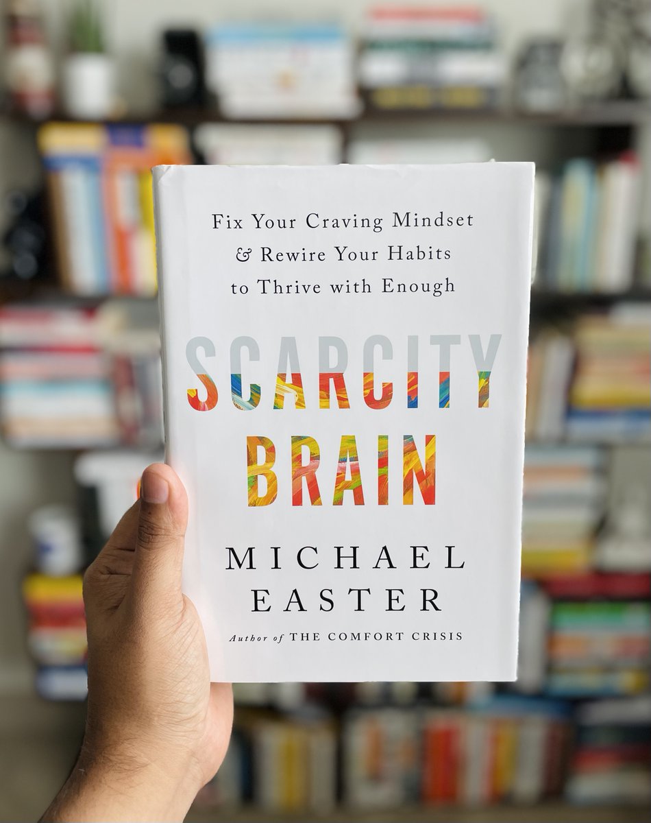 readswithravi's tweet photo. 5) Scarcity Brain by Michael Easter

This book reveals the evolutionary foundations behind our brain’s fixations so that we can recognize the trap, get out of it and embark on journey of living more satisfying, healthier and meaningful life. https://t.co/mbHQwXpWz4