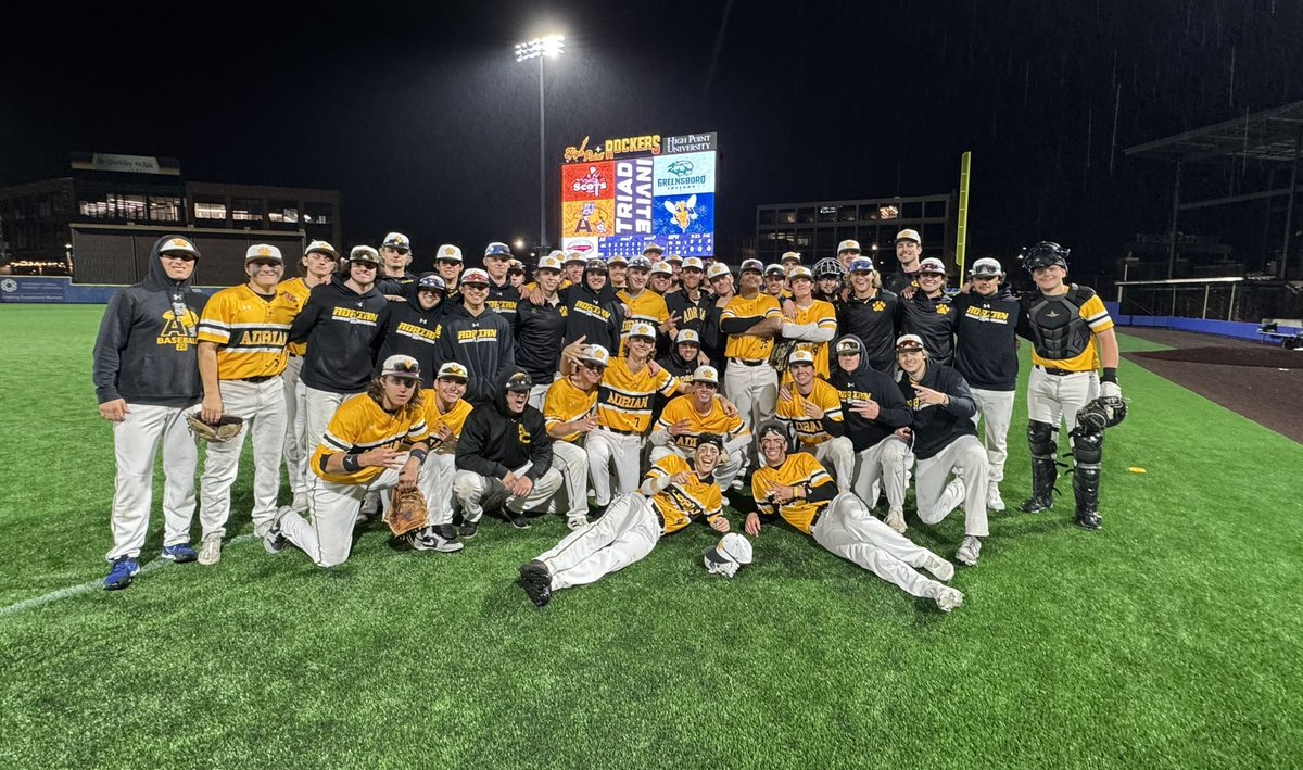 Adrian College Baseball tweet media