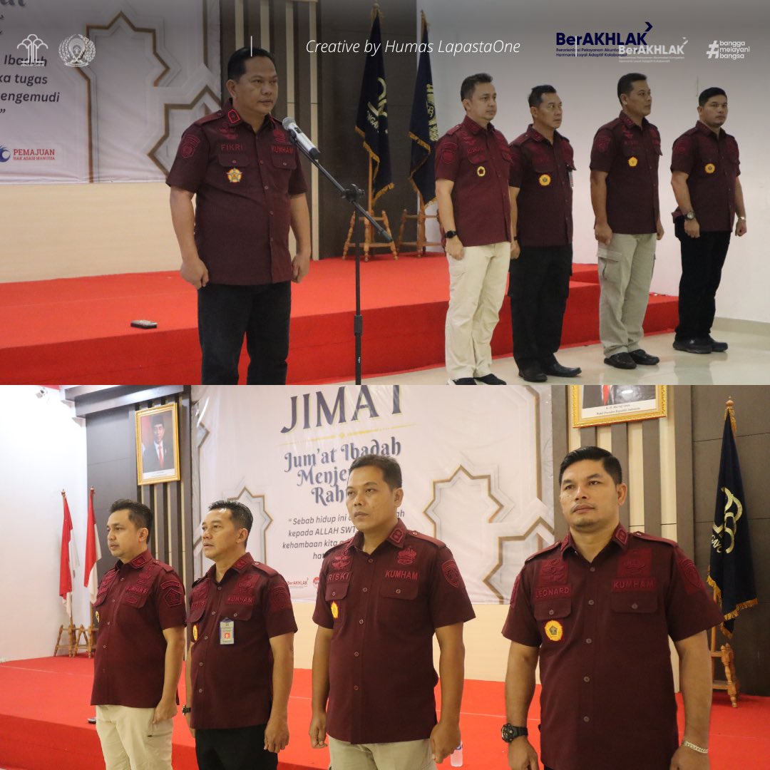 Lapastaone01's tweet photo. Tangerang – Jelang ramadhan Jajaran Pemasyarakatan Lembaga Pemasyarakatan (Lapas) Kelas I Tangerang melaksanakan apel siaga Pengamanan Menyambut Bulan Suci Ramadhan 1445 H yang dilaksanakan di Aula Apel Lapas Kelas I Tangerang. Sabtu (09/03/2024) https://t.co/lGAp2rsRfR