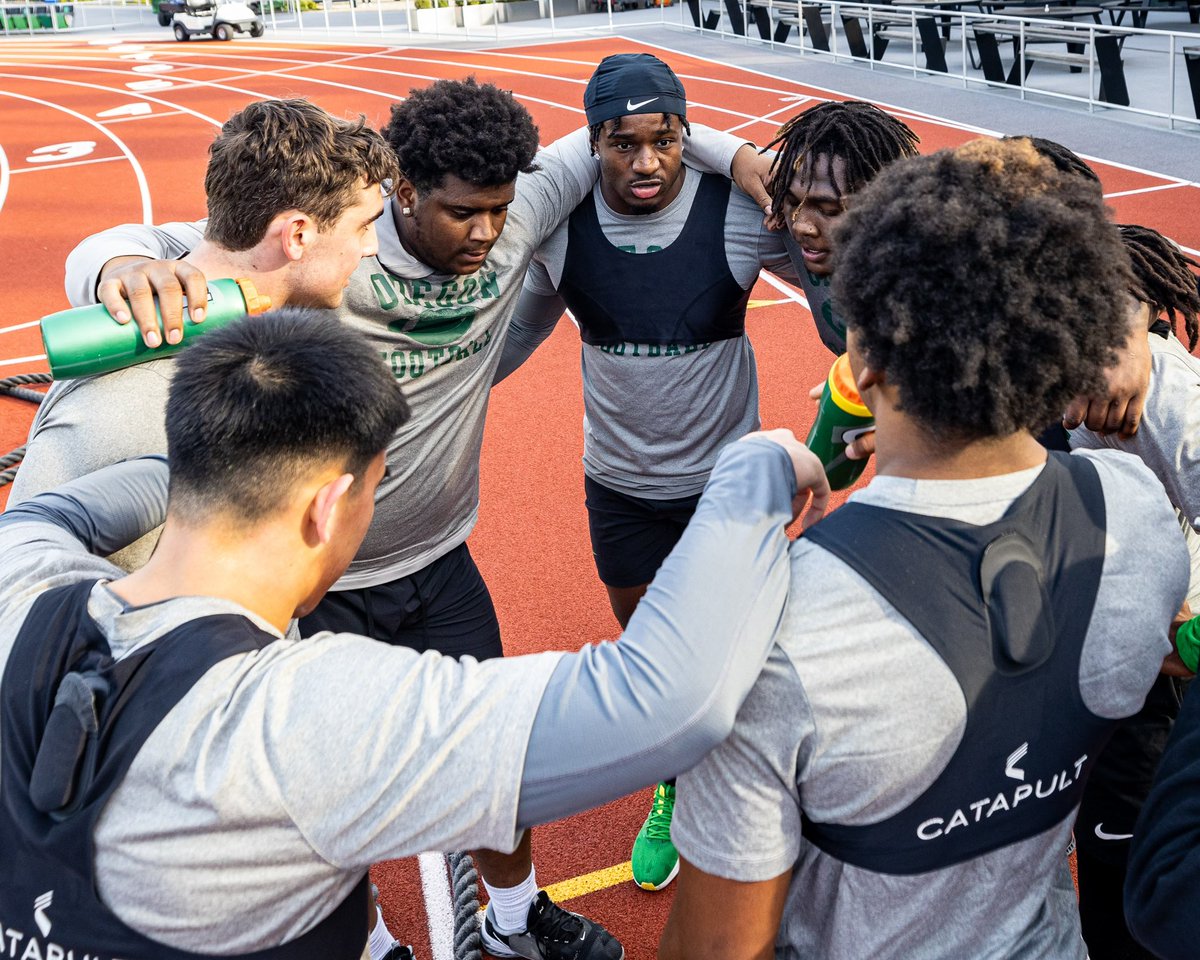 Great trip with the guys to Hayward Field today. #Connection