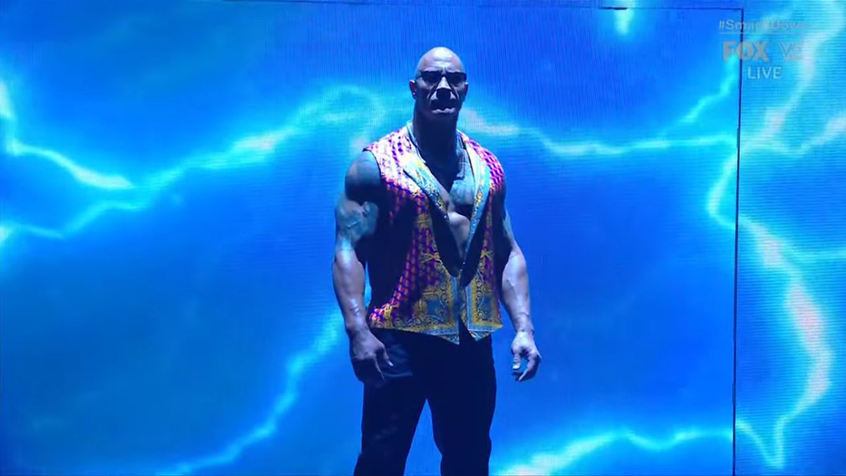 DwayneJNet's tweet image. #SmackDown #PeoplesChamp #TheGreatOne (@TheRock)