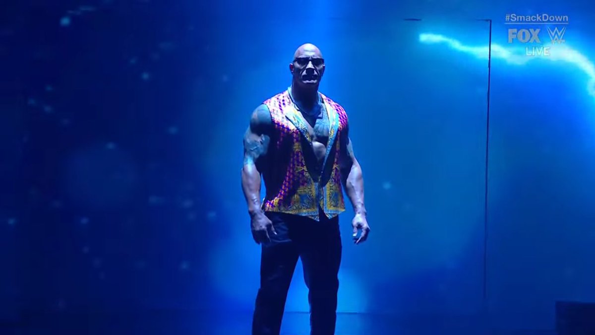 DwayneJNet's tweet image. #SmackDown #PeoplesChamp #TheGreatOne (@TheRock)
