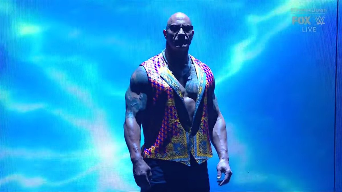 DwayneJNet's tweet image. #SmackDown #PeoplesChamp #TheGreatOne (@TheRock)