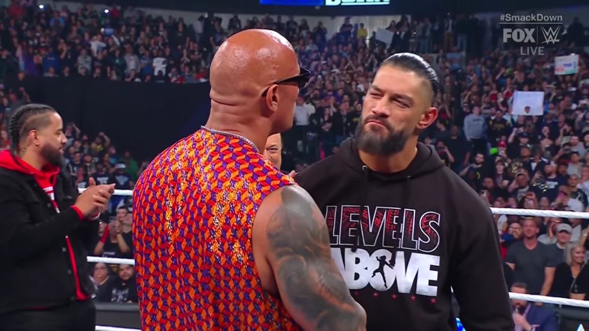 DwayneJNet's tweet image. #SmackDown #PeoplesChamp #TheGreatOne (@TheRock)