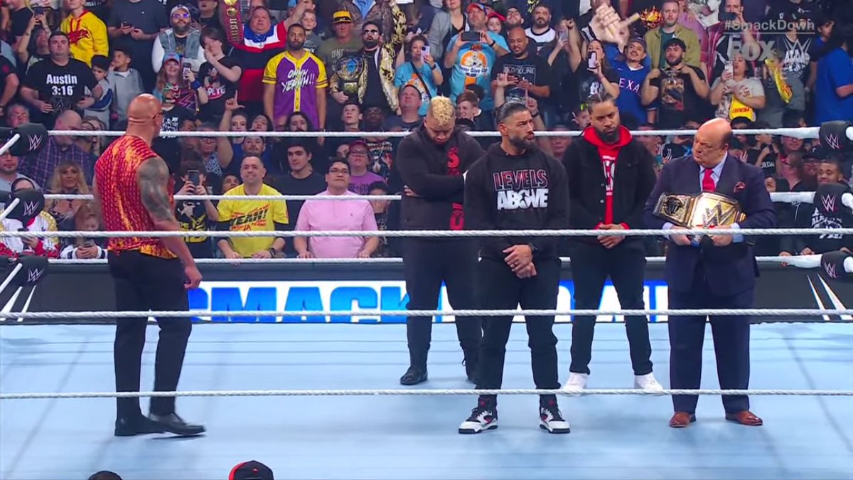 DwayneJNet's tweet image. #SmackDown #PeoplesChamp #TheGreatOne (@TheRock)