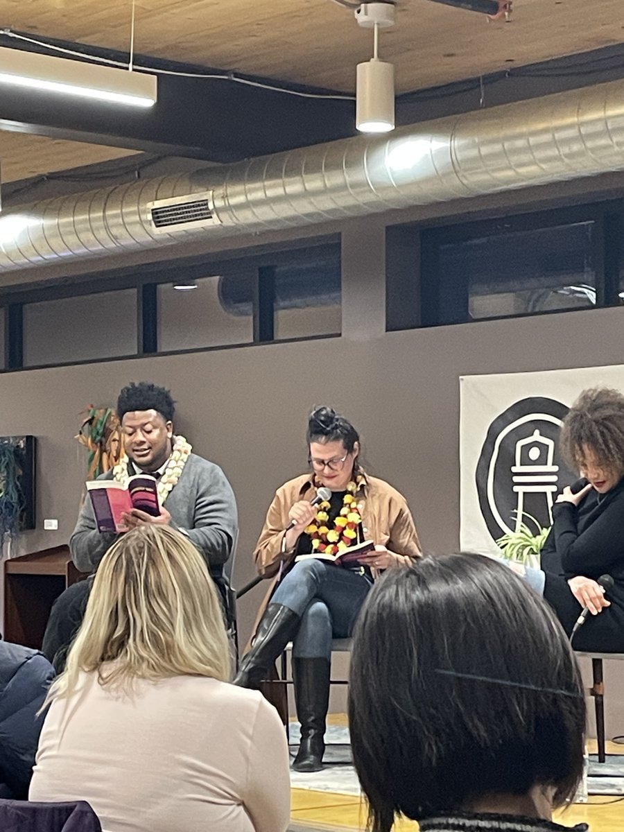 What a fun night hearing readings and 'questions, comments, and concerns' about Tannery Bay, by @ScDunnJr and Katie Jean Shinkle.