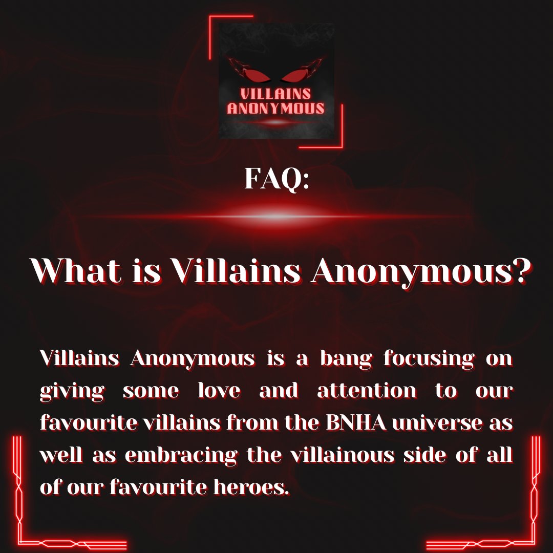 Villains Anonymous: A BNHA Villains Bang (@mhavillainsanon) on Twitter photo 