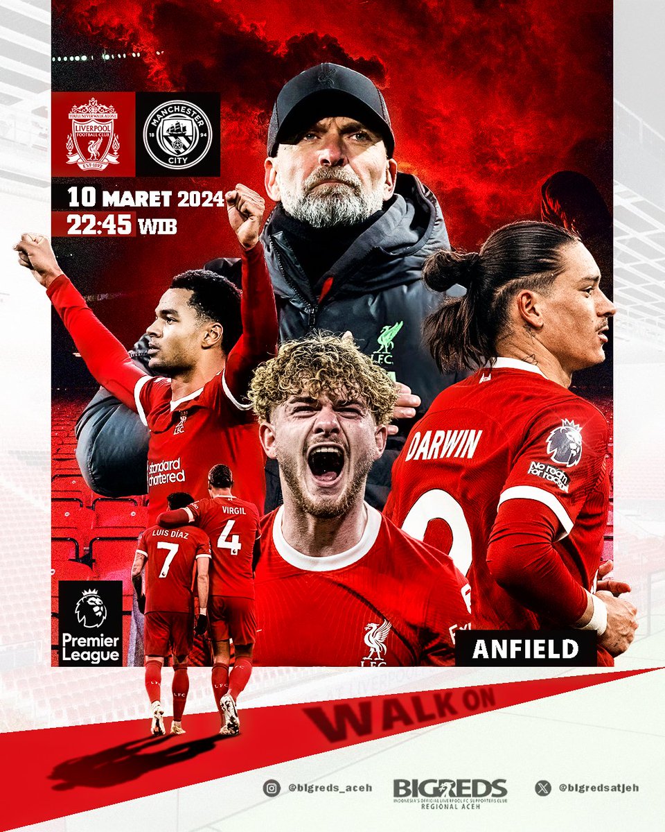 bigredsatjeh's tweet photo. NOBAR NOBAR NOBAR! ๐จ๐จ๐จ
Kita ngadain nobar lagi, ramaikan kops!
Match 28 - Liverpool V ManCity
๐ Minggu , 10 Maret 2024
โฐ KO. 22.45 WIB
๐ All About LFC
๐ฐ Sesuai Orderan
๐ New Homebase @warkop.montes , Lampineung
Merahkan!!!
#WalkOn #anakBIGREDS #YNWA https://t.co/D4jweR60a7