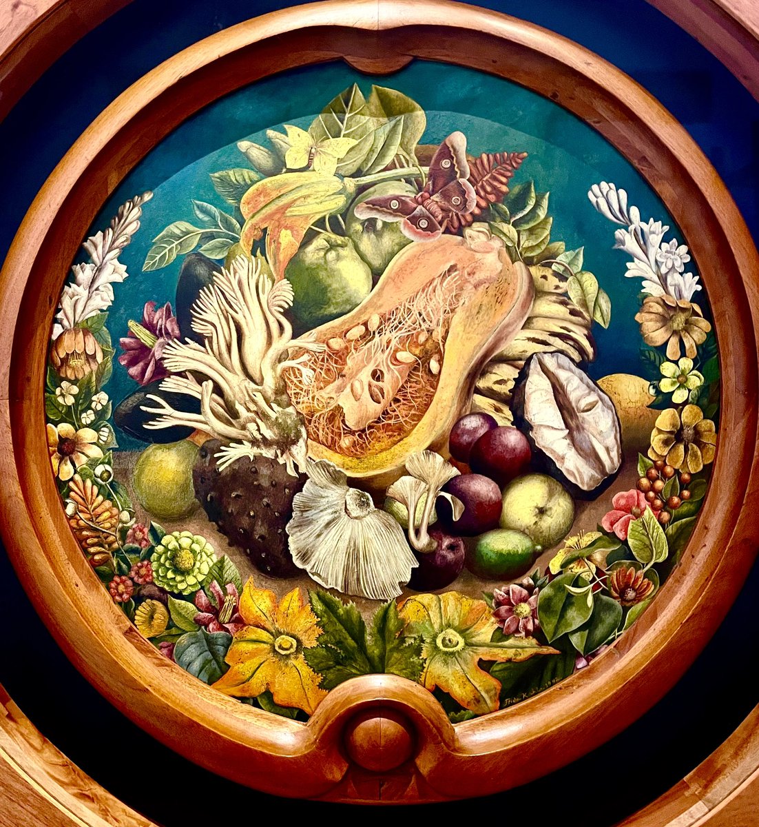 Frida Kahlo’s easel and wheelchair in the Mexico City studio where she painted for much of her life.