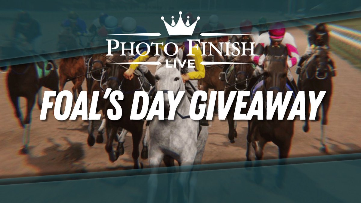 🏇🏽 Season 13 Foal's Day Giveaway! 

🎁 To celebrate Monday's Foal's Day, we're giving away TWO (2) never-before-raced horses straight from the Photo Finish™ LIVE vault.

⬇️ Anyone w/out a real $ horse is eligible 

✅ Retweet this tweet + Follow <a href="/photofinishgame/">Photo Finish™ LIVE 🌹 🐎 Virtual Horse Racing</a> 

✅ If you do