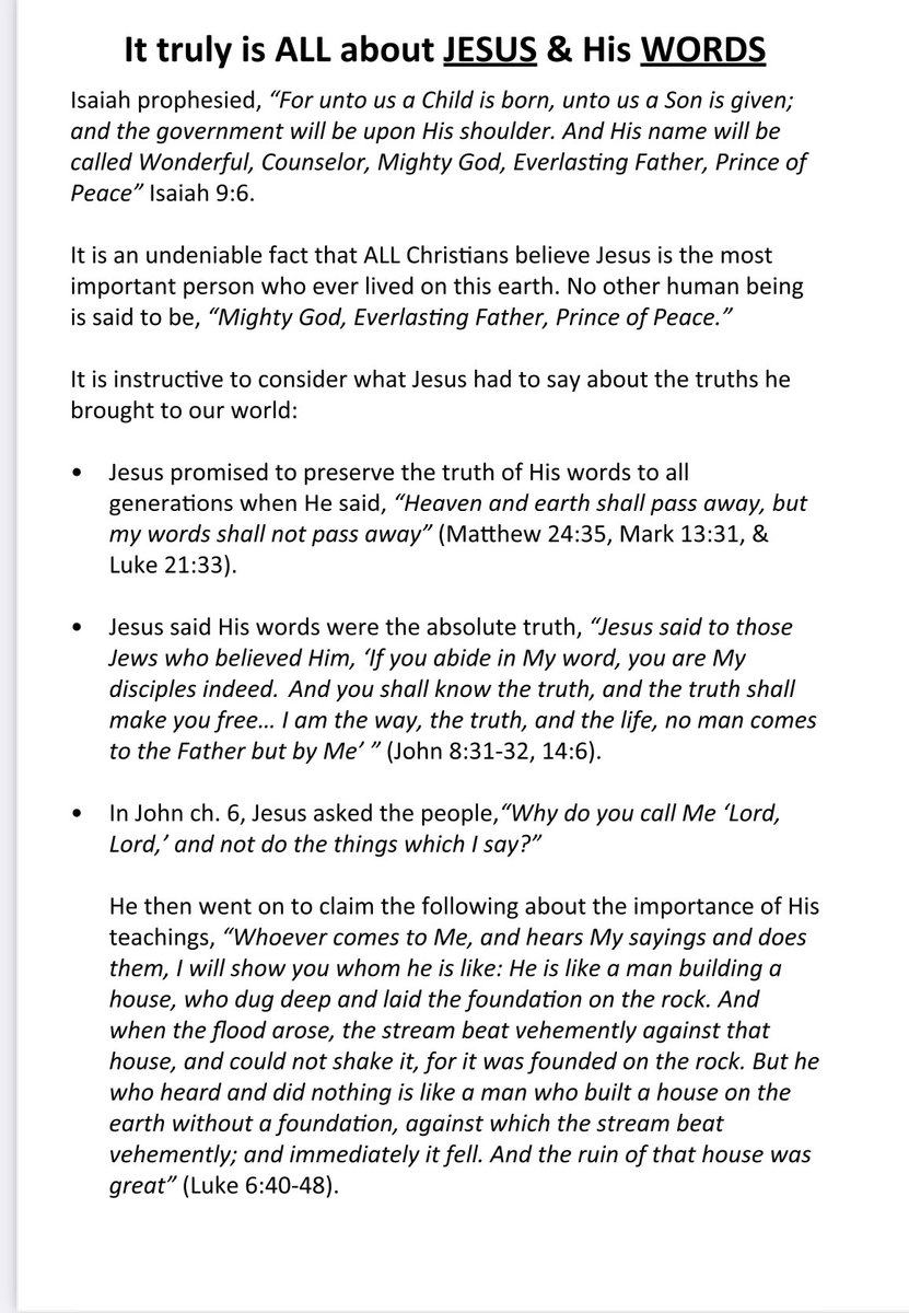 DoulosOfJesus's tweet image. It truly is ALL about Jesus and His Word! #JesusIsLord #LDS #LDSTwitter ⁦@Ch_JesusChrist⁩ ⁦@ComeUntoChrist⁩ #ComeUntoChrist #SurrenderToJesus #ComeOutOfDeadReligion #FollowJesus #DeadBonesComeAlive #Ezekiel37 #Amos5 #ReligiousIdolatry #WalkInTheSpirit #Galatians