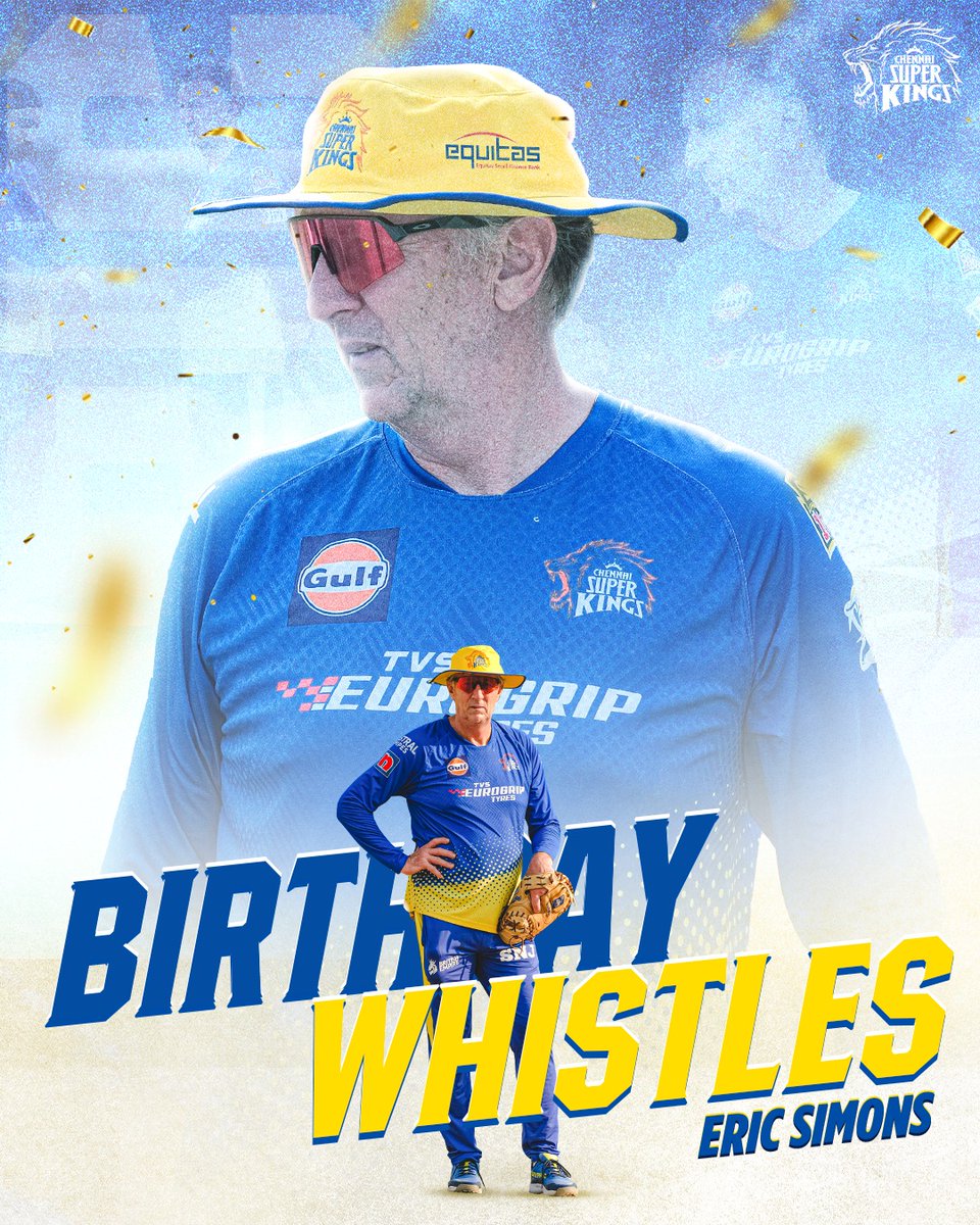 Top of(f) the birthday whistles to our bowling vaathi, Eric! 💛🥳

#SuperBirthday 🦁💛